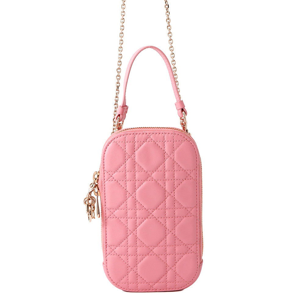 Dior Handbag ?Lady Phone Holder PinkS0872ONMJ Lambskin