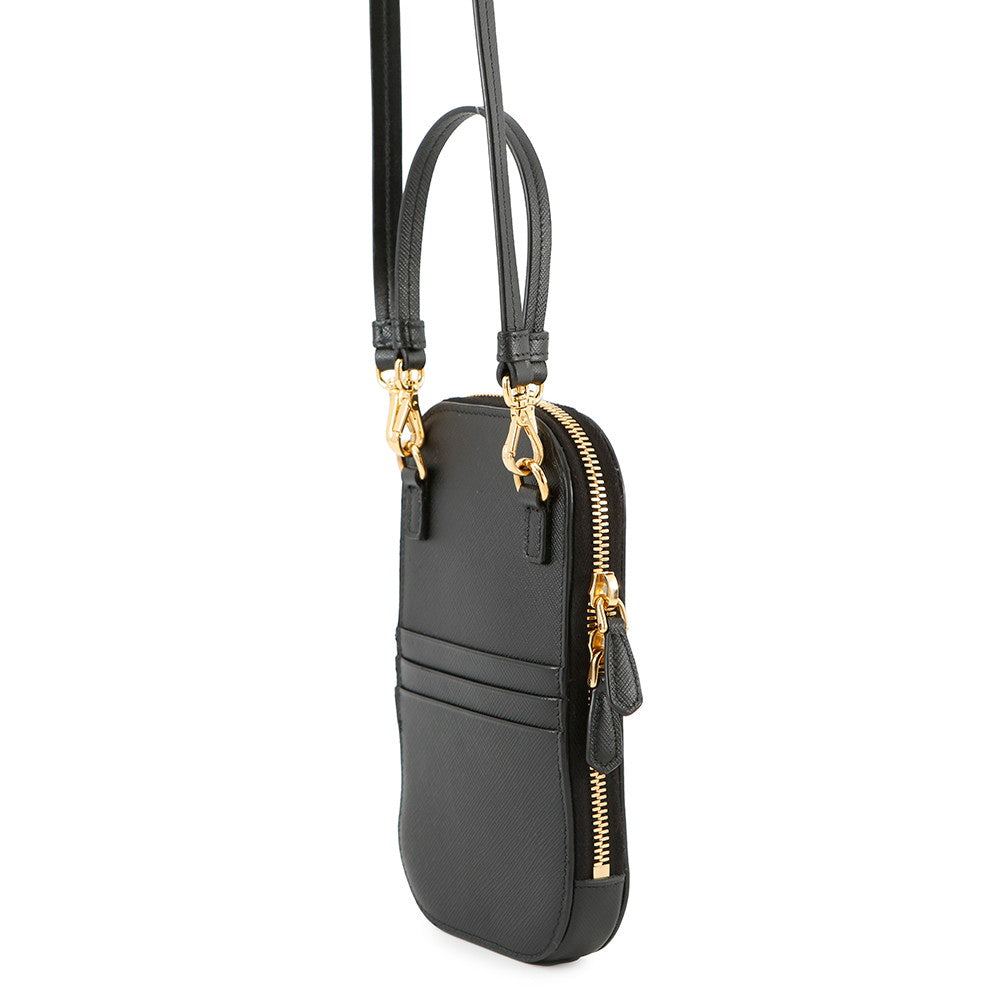 Way Bag Dh Saffiano Leatherleather Black Travel Bag