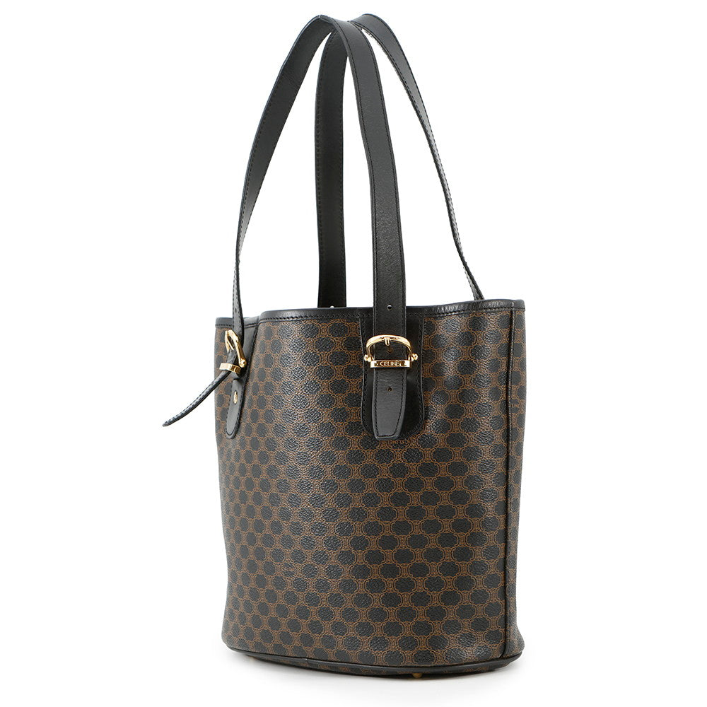 Macadam Tote Pvc Handbag Leather Black Tote Bag