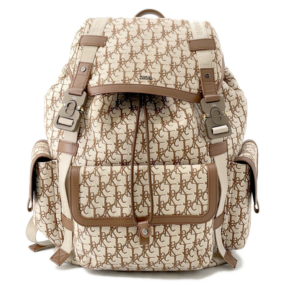 Dior Backpack ? Cactus JackCollaboration Brown1ESBA163JOD Leather Canvas