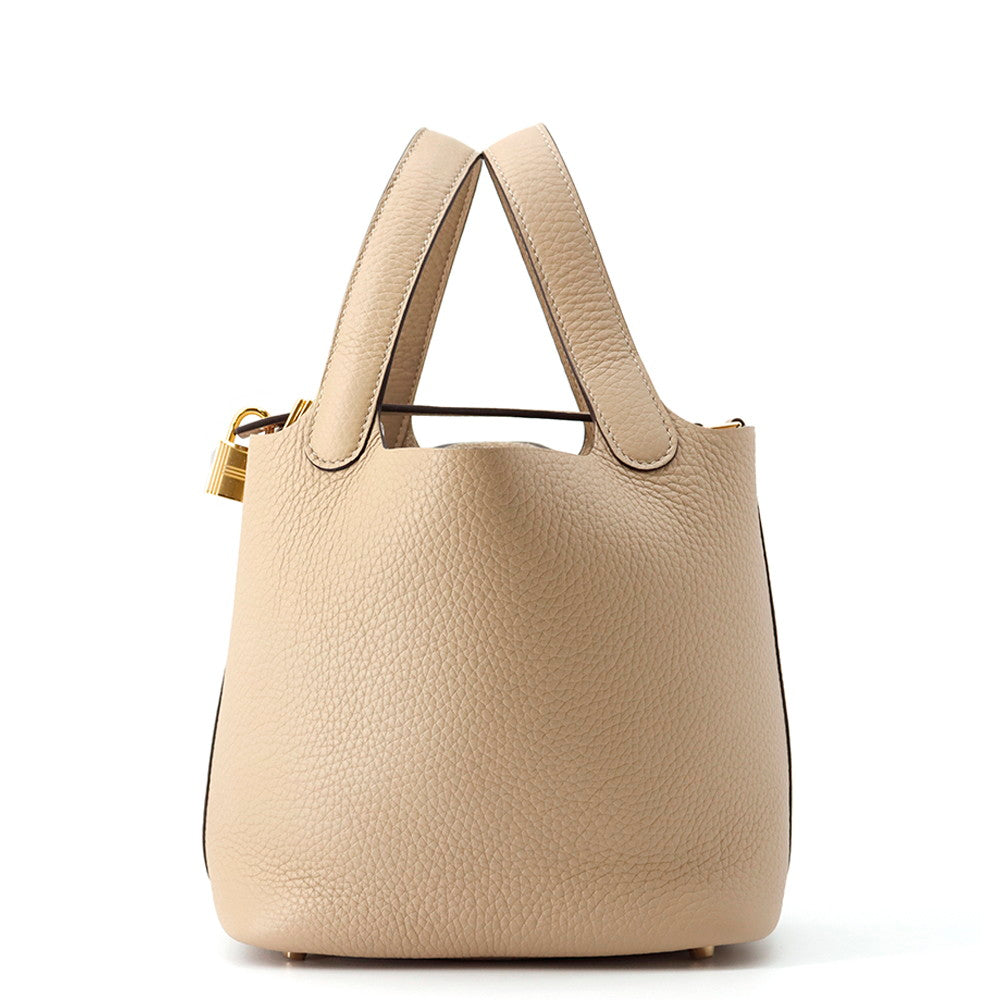 Picotin Lock Trench Taurillon Clemence Size Pm Travel Bag