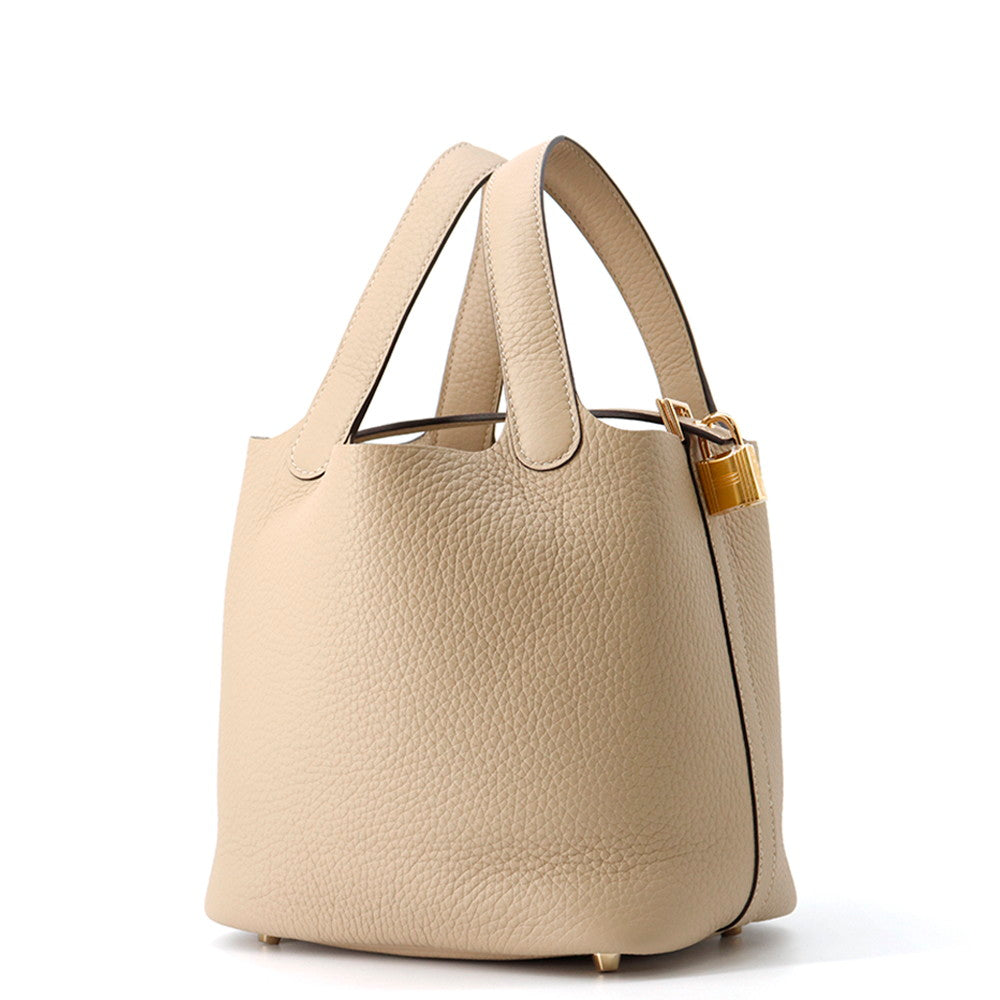 Picotin Lock Trench Taurillon Clemence Size Pm Travel Bag