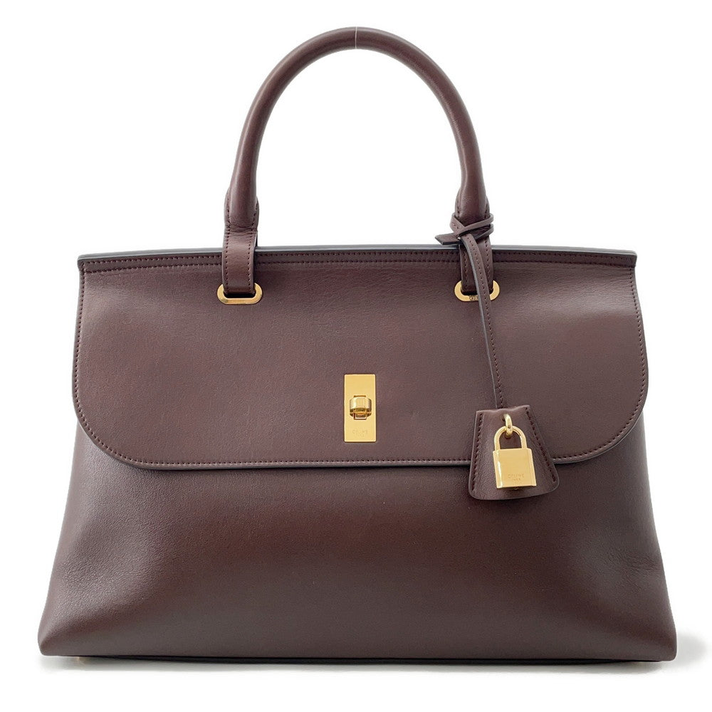 Occur (Case) Soft Handbag Hickory Gim. Ik Leather Medium Travel Bag