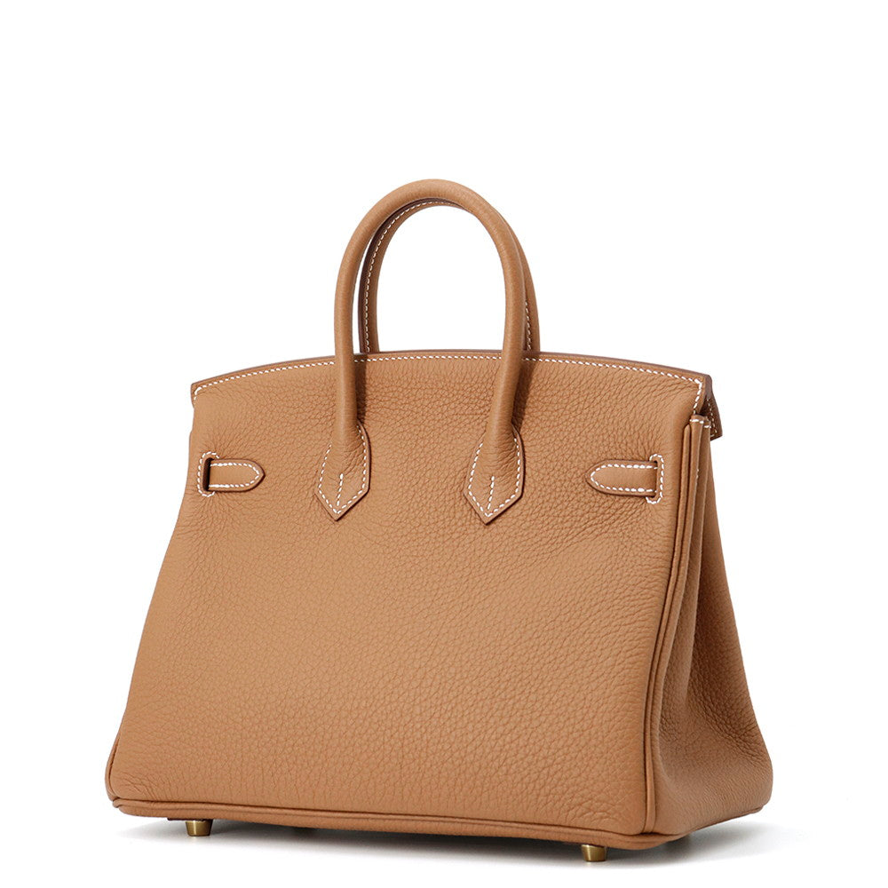 Birkin Togo Size Handbag Leather Gold Travel Bag