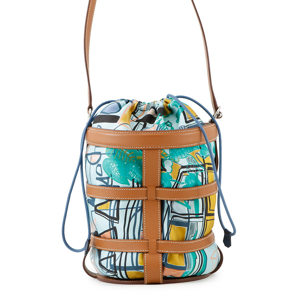Muzaldine Epsom Handbag Gold Travel Bag