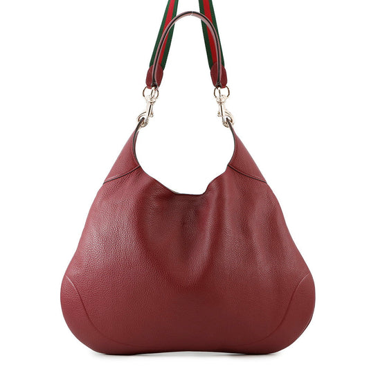 Gucci B Rosso Ancora Size Leather Medium Shoulder Bag