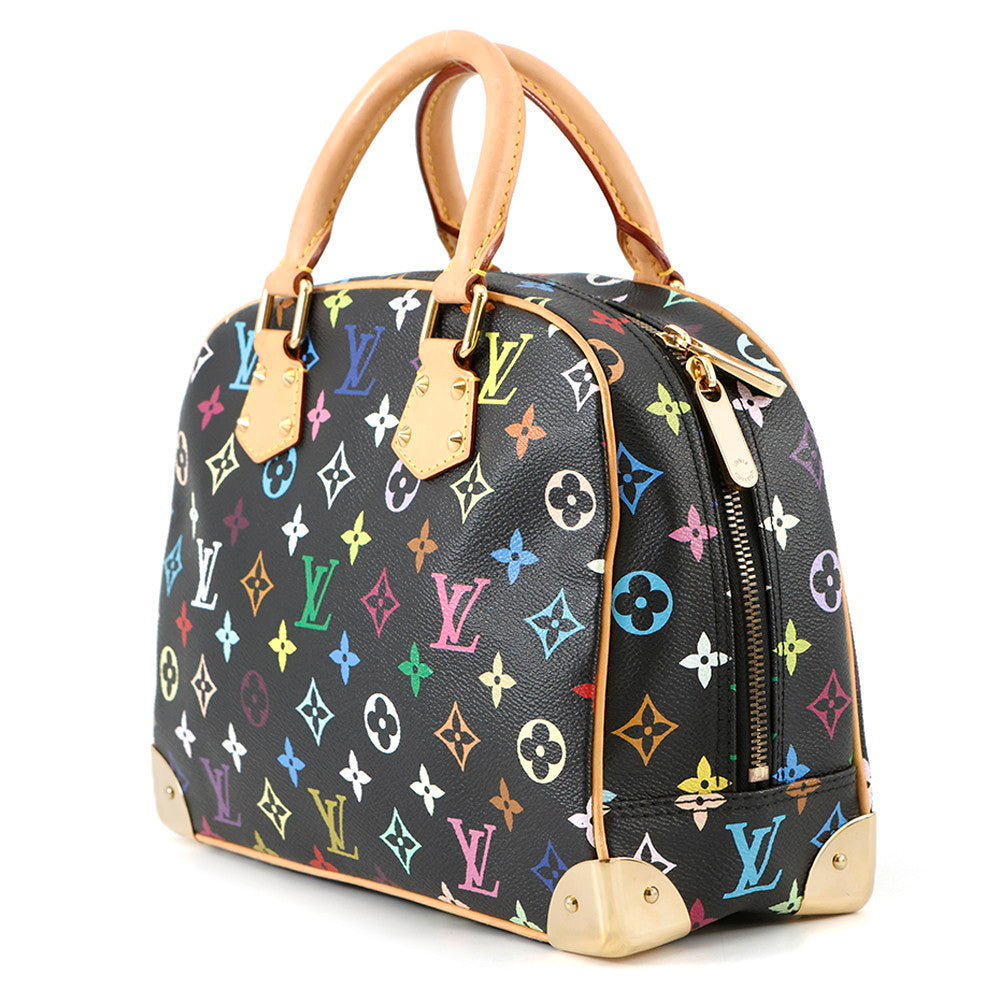 Louis Vuitton Trouville BeigeM92662 ・ Monogram Multicolor Noir Handbag