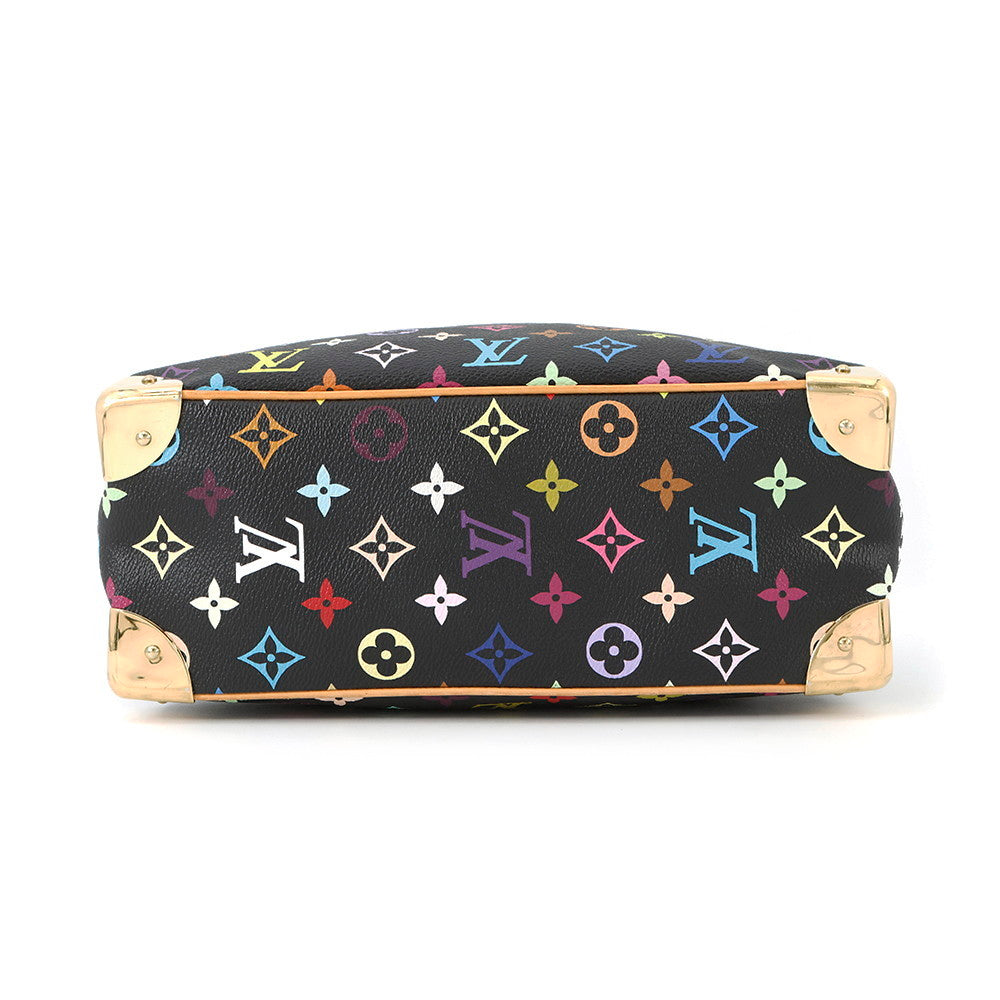 Louis Vuitton Trouville BeigeM92662 ・ Monogram Multicolor Noir Handbag