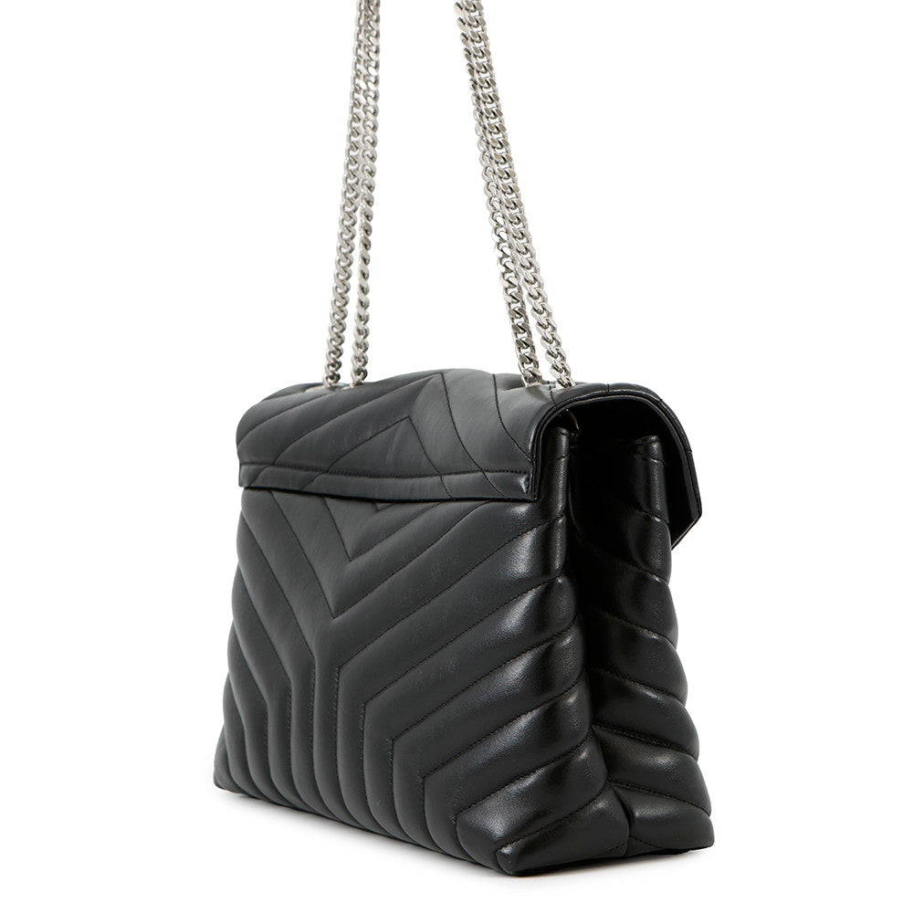 Saint Paris Loulou Chainshoulder Bag Black574946 Size Leather