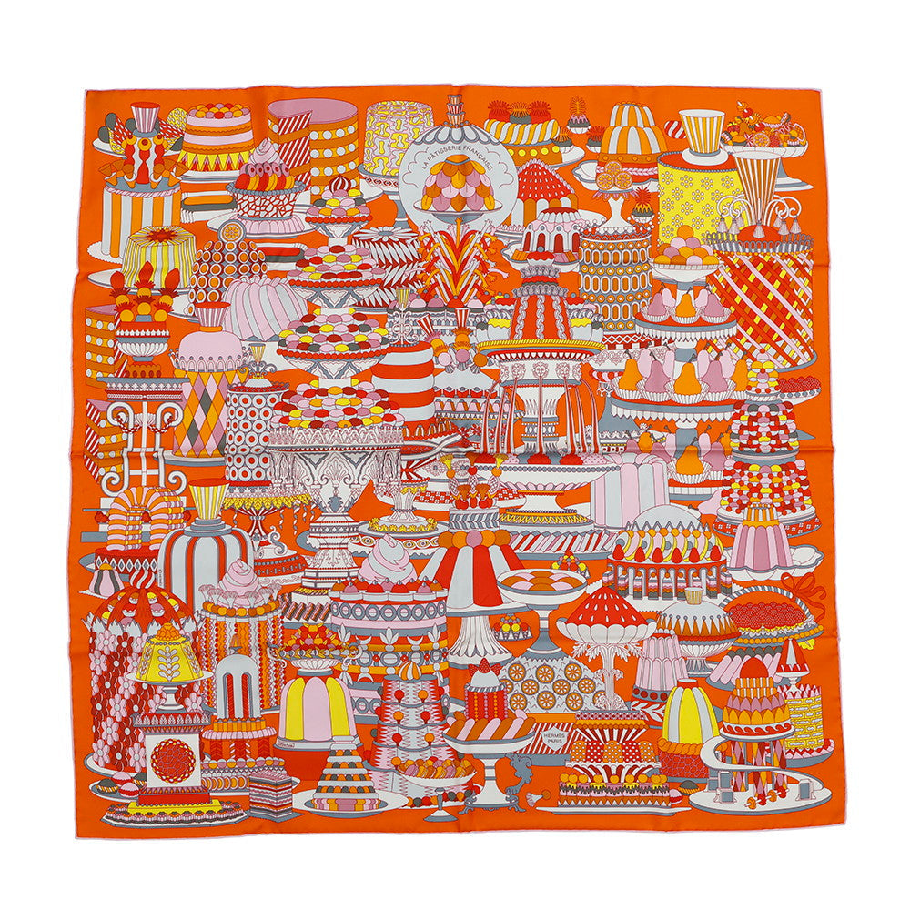 Carre Patisserie Franã§Aise Size Orange Rose Gris Travel Bag