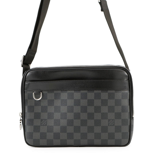 Louis Vuitton Trocadero Messenger NoirN40087 Graphite PM Damier Crossbody Bag