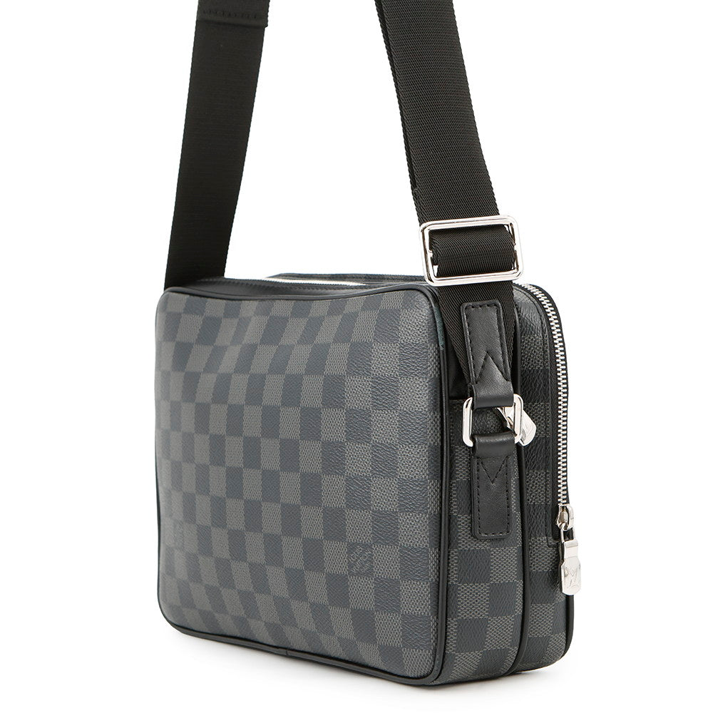 Louis Vuitton Trocadero Messenger NoirN40087 Graphite PM Damier Crossbody Bag
