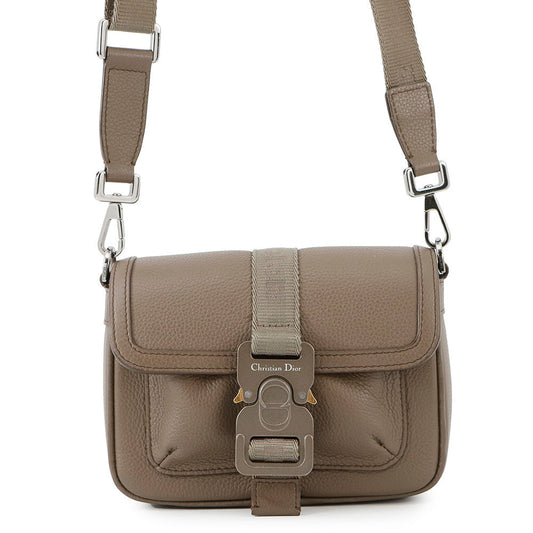 Dior Shoulder Bag Hit the Road Roller Coaster Olive2HTCA458YMJ Leather Mini