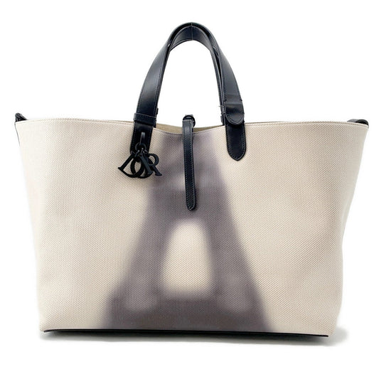 Dior Tote Bag To Jules Eiffel Tower Ivory BlackM2820SZBF Leather Canvas