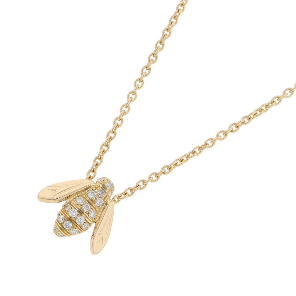 Dior Jewelry Rose Pre Quattro Collection Bee Diamond NecklaceJROC95048 Gold Yellow