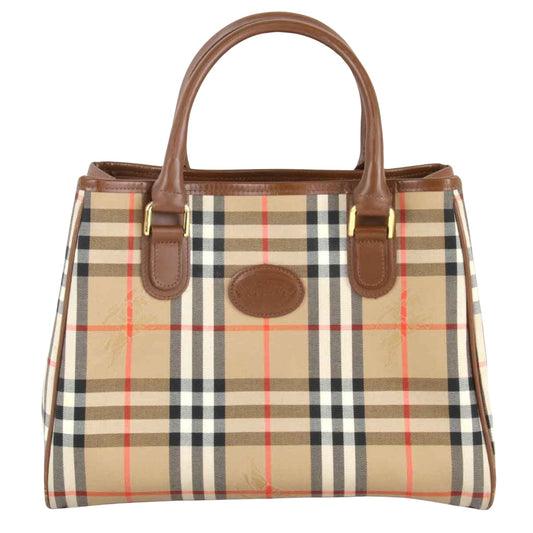 Burberry Luxury Nova Check Handbag Travel Bag Check Handbag 193