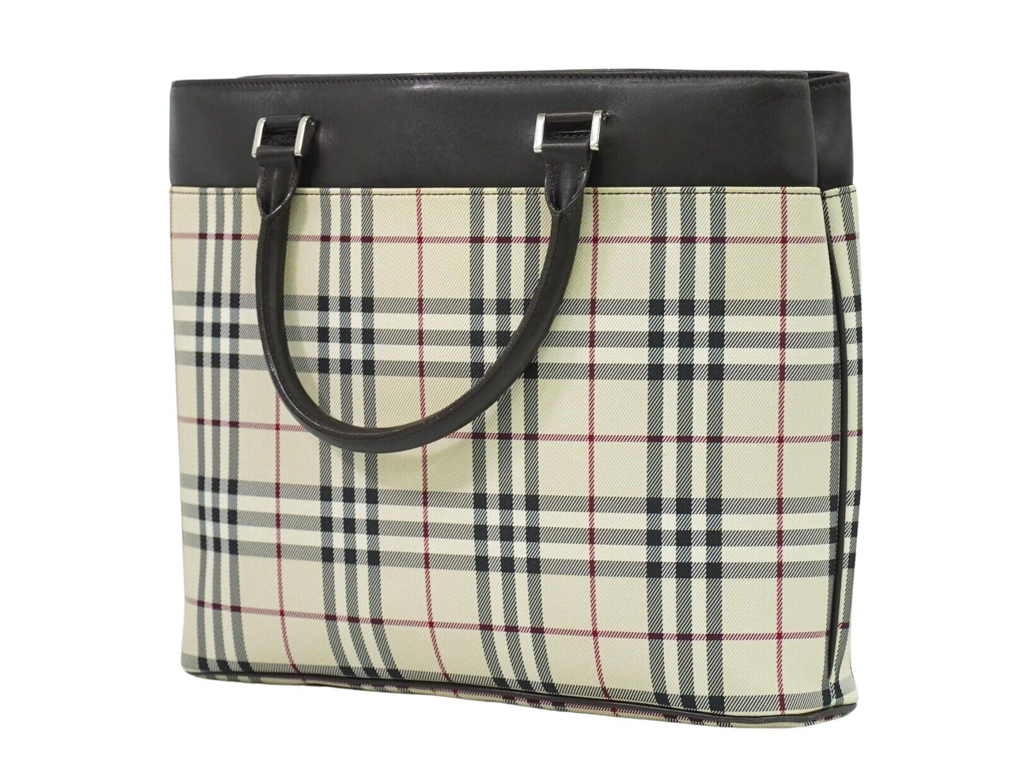 Burberry Luxury Tartan Tote Tote Bag