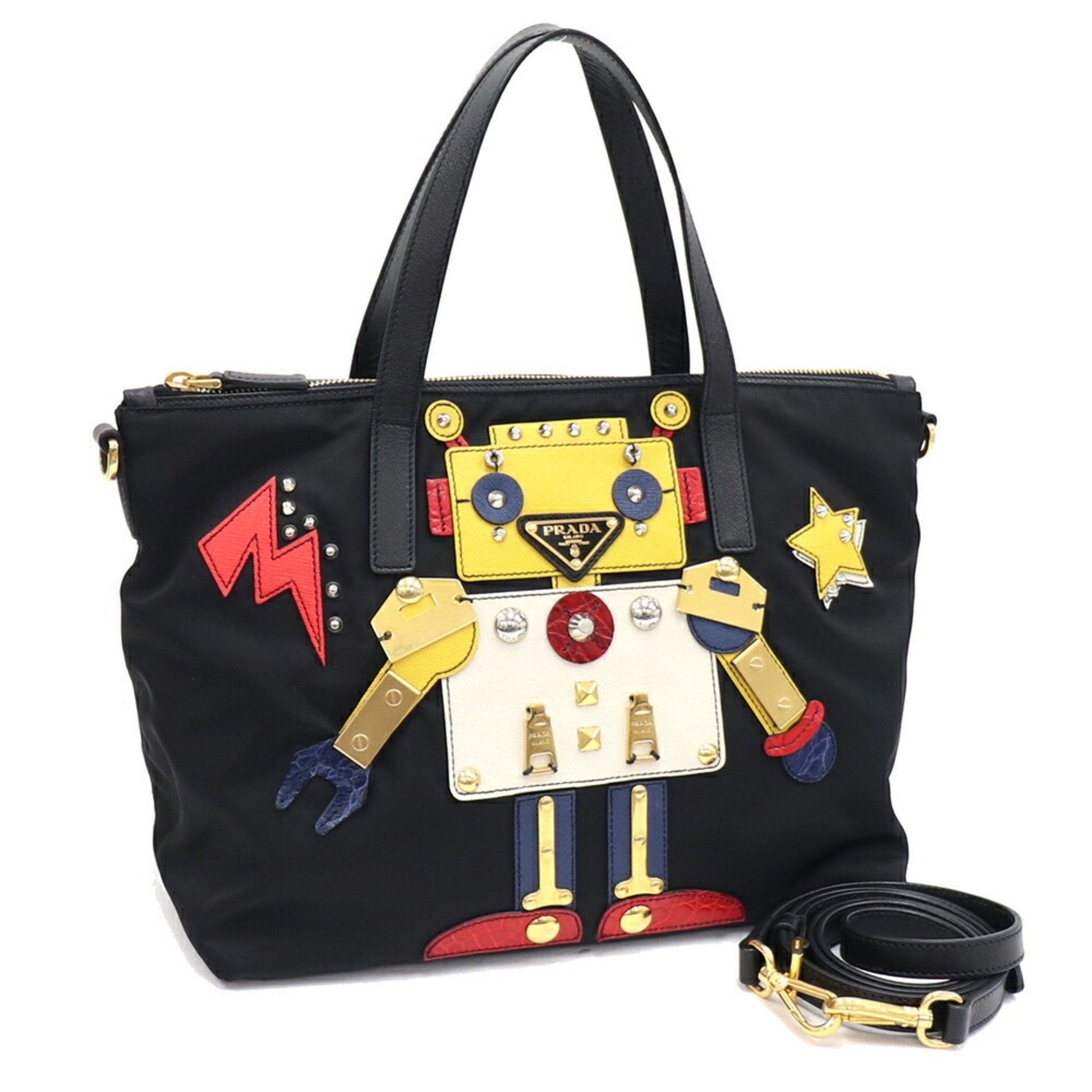 Prada Robot Tote Tote Bag