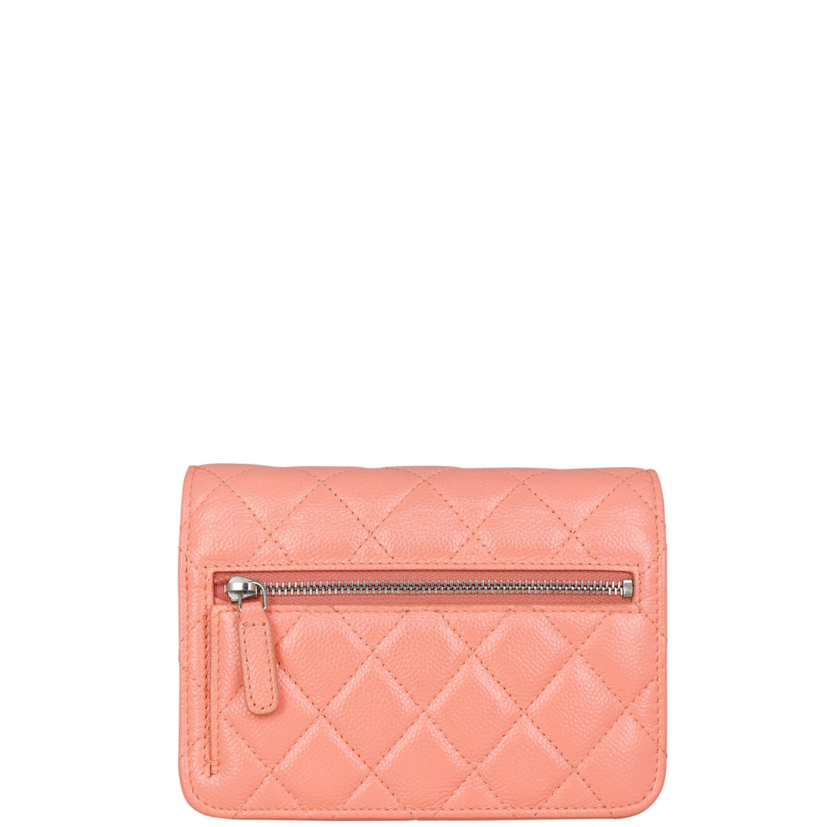 Chanel Wallet on Bright Coral Handbag Pink Mini Mini Bag