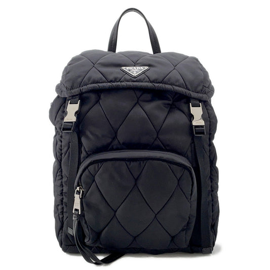 Prada Backpack Black1BZ020 Nylon Quilted