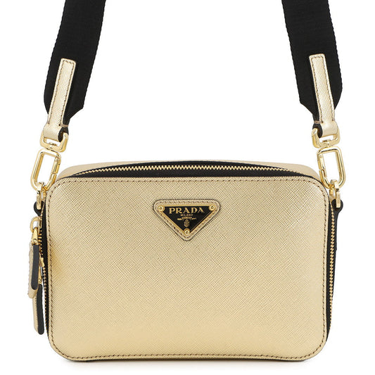 Prada Shoulder Bag Triangle Brique Gold2VH070 LeatherLeather Saffiano Logo