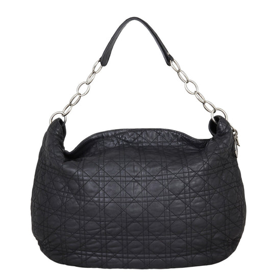 Dior Cannage Soft Hobo Handbag Large Travel Bag