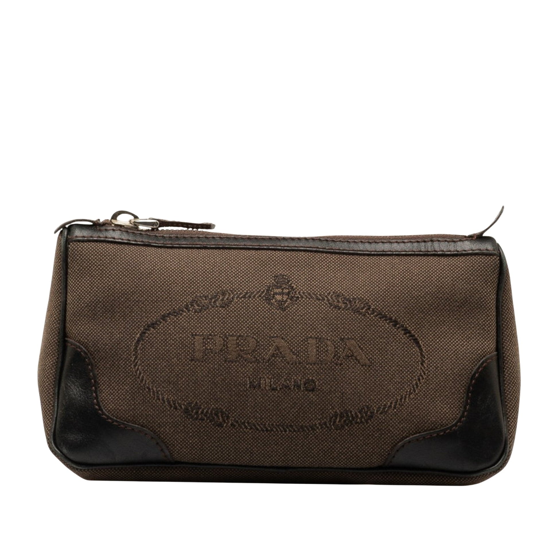 Prada Cosmetic Pouch Clutch Bag