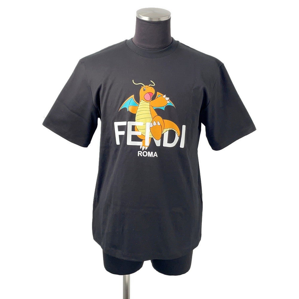 Fendi Fragment Pokemon Collaboration Dragonite T-Shirt % Black Handbag