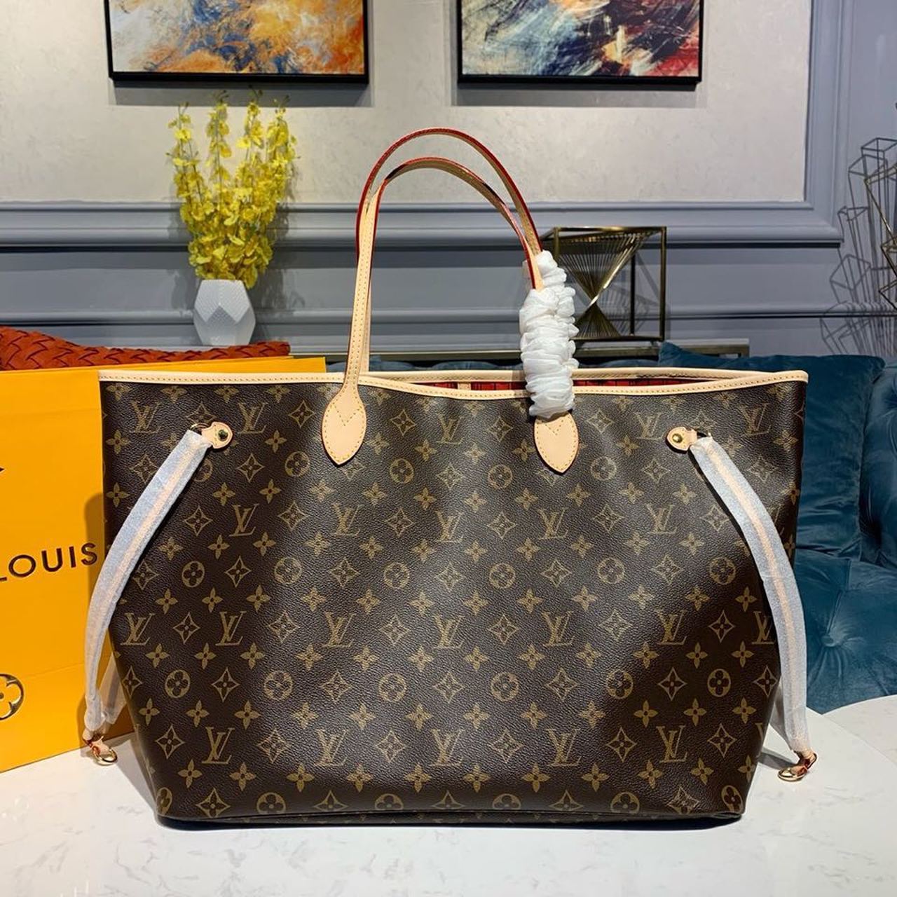 Top Quality Neverfull Gm Tote Bag For Canvas Monogram Shoulder Bag M41181 8414