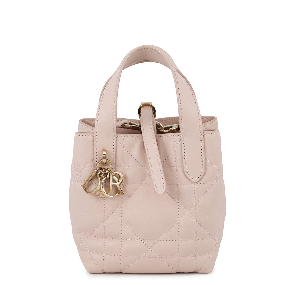 Dior Handbag To Jules Vertical Macrocannage Powder PinkS6100OSNW Calf Leather