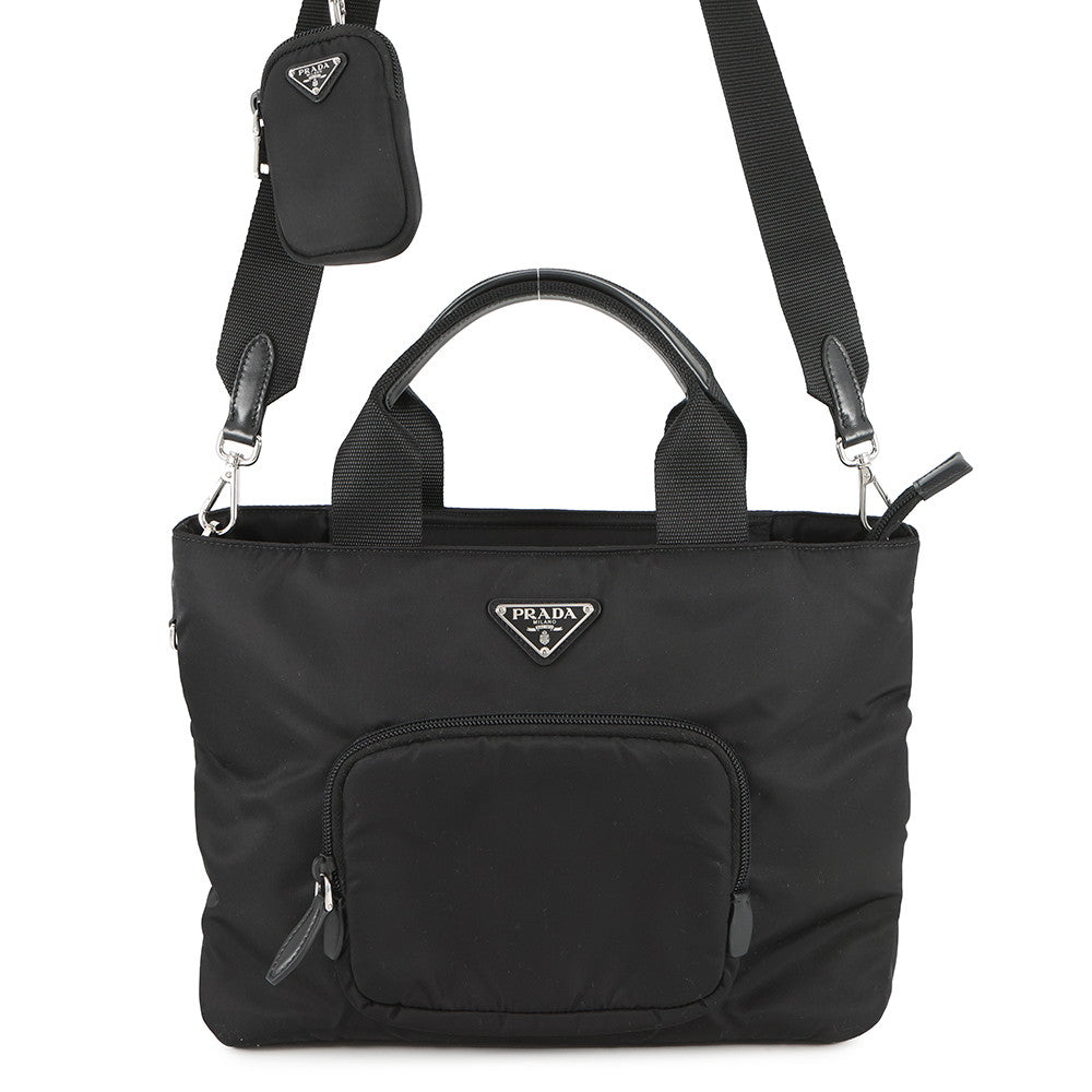 Prada Tote Bag 2way Black1BG354 Nylon