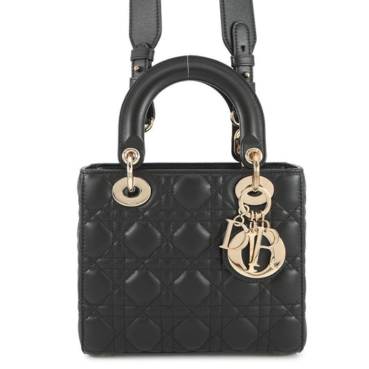 Dior Handbag MY Lady BlackM0538OCAL Lambskin Small