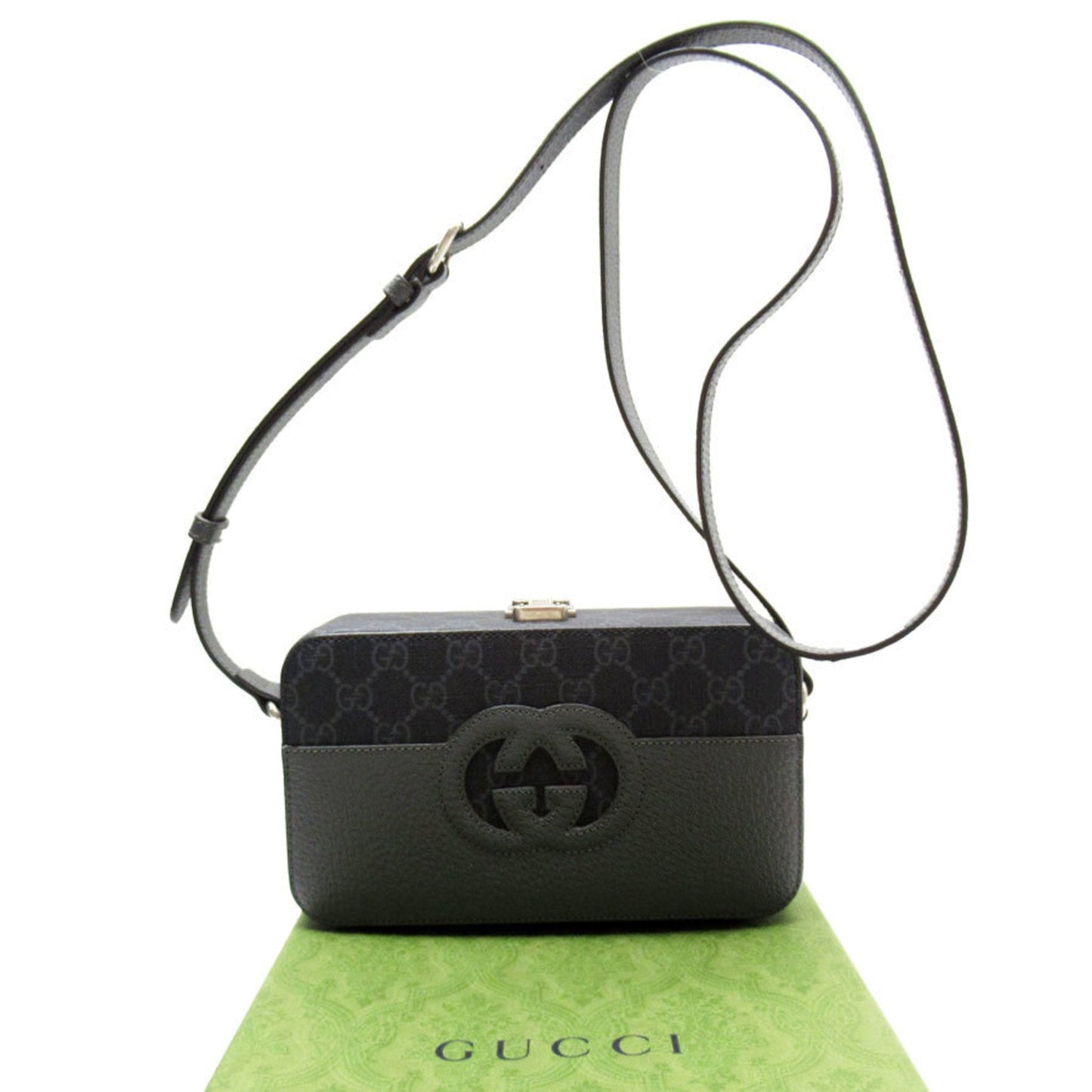 Gucci Interlocking Handbag Travel Bag G 83