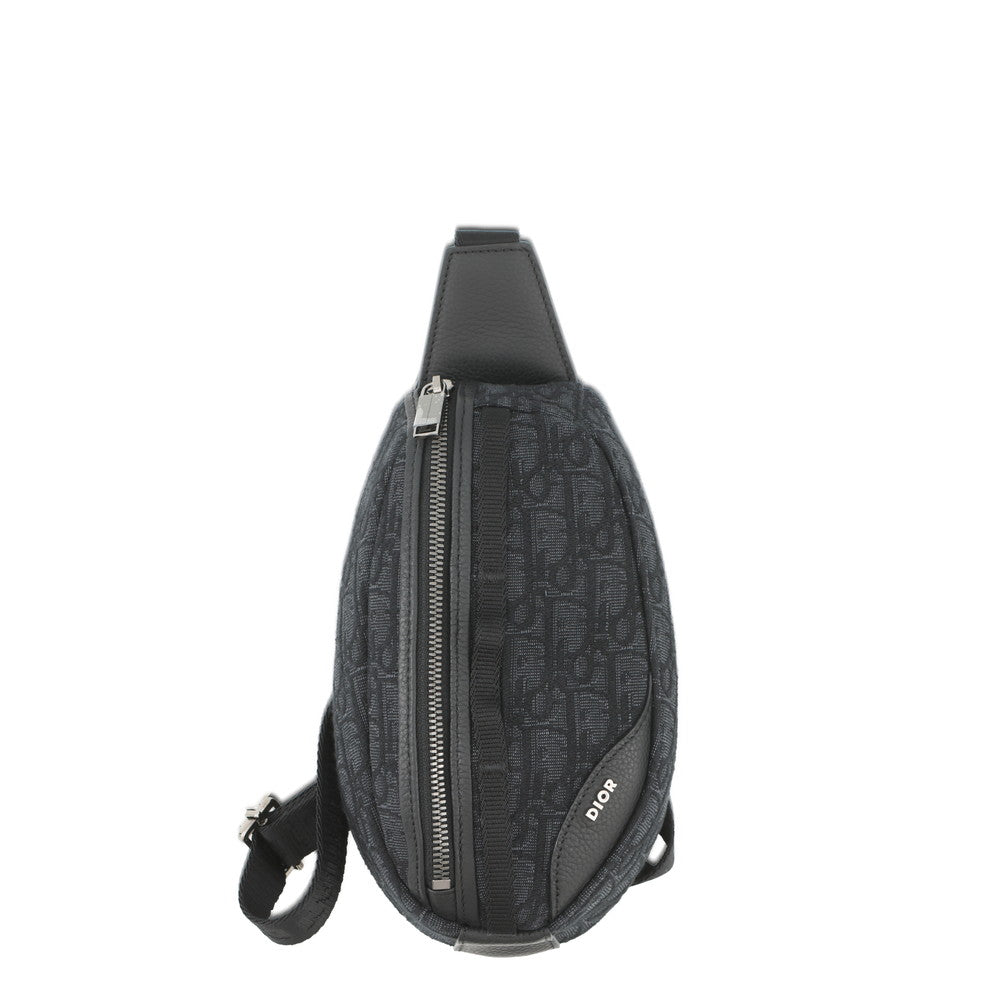 Dior Crossbody Bag Oblique Black2ESBC311YKY Canvas Mini