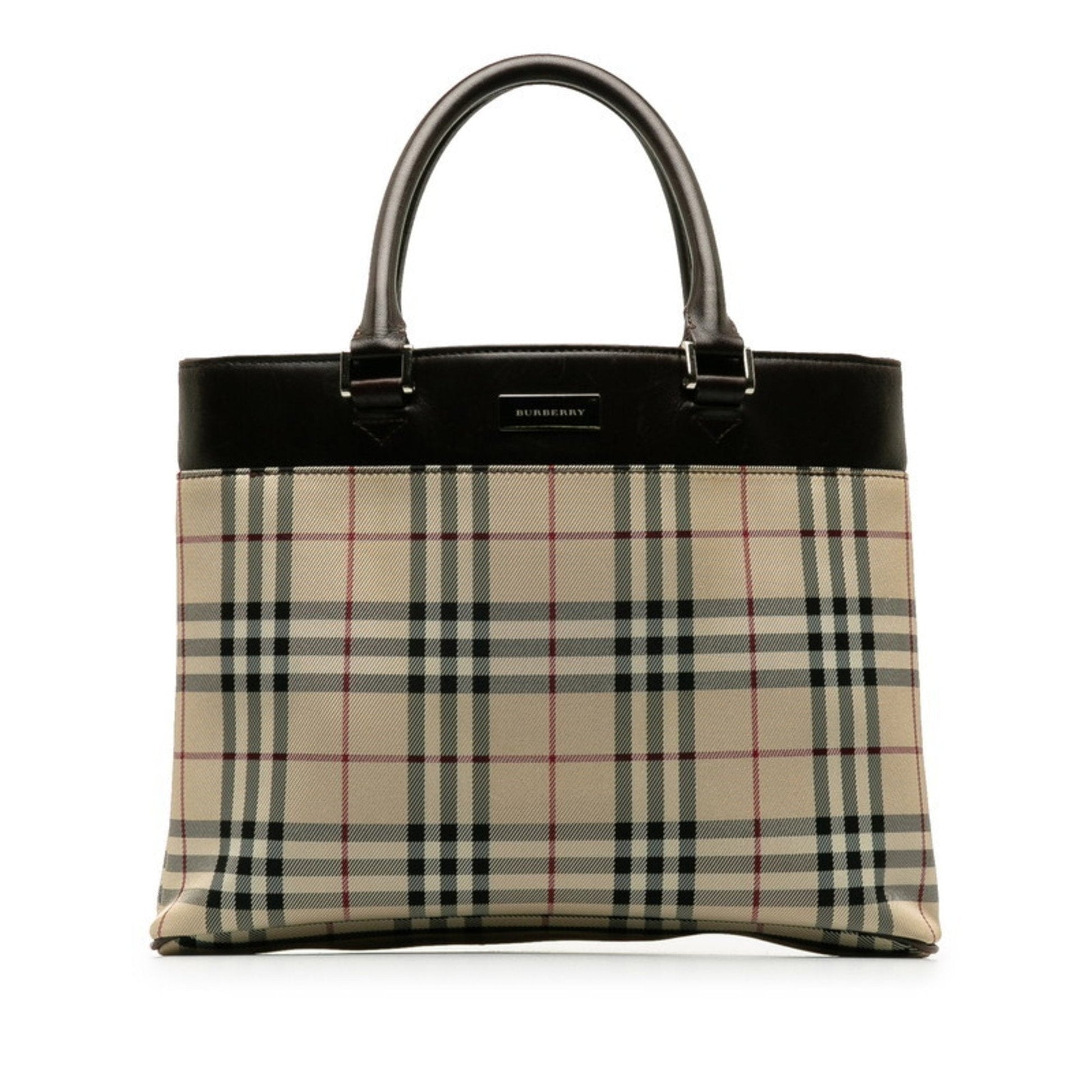 Burberry Luxury Nova Check Handbag Travel Bag Check Handbag 231