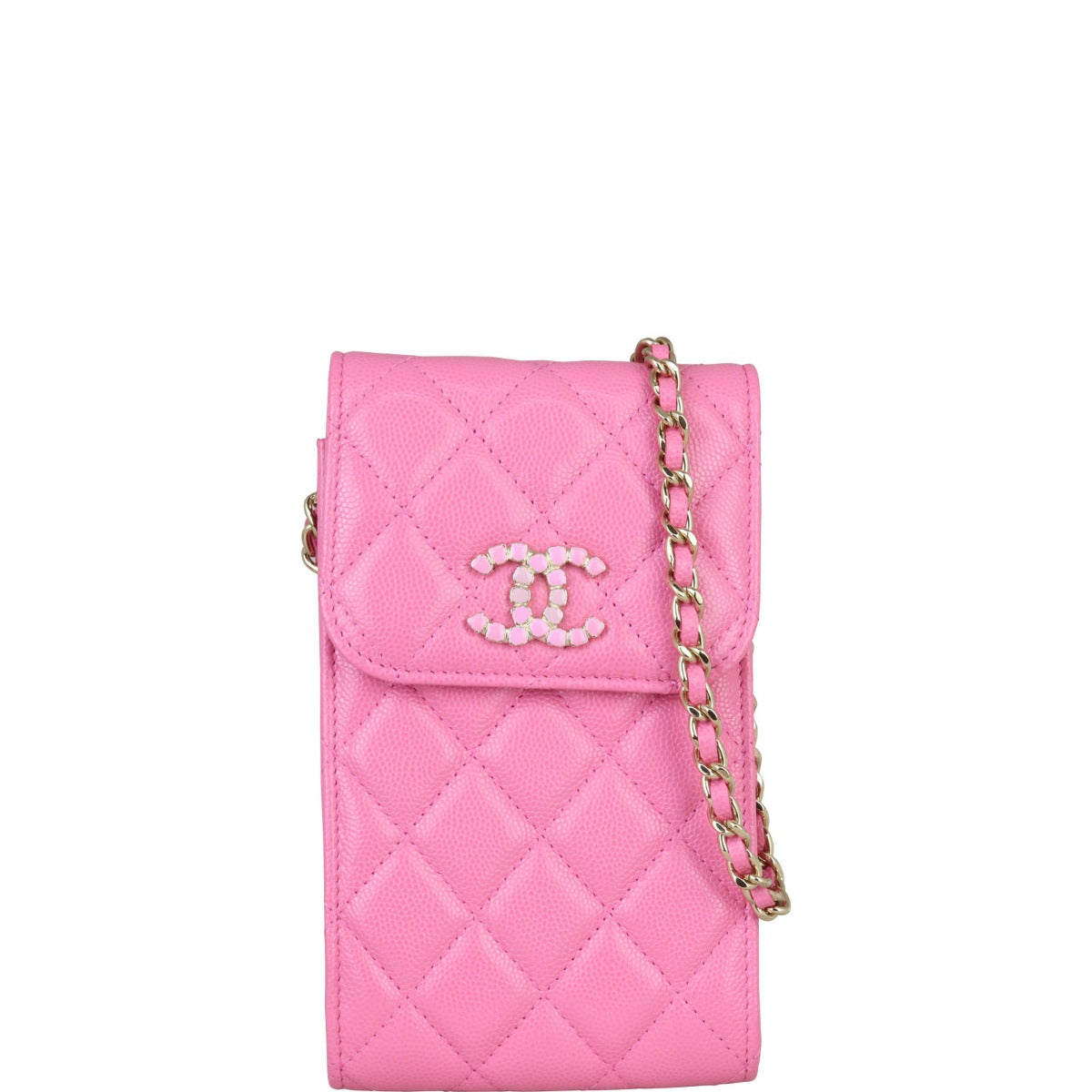 Chanel Phone Holder with Handbag Chain