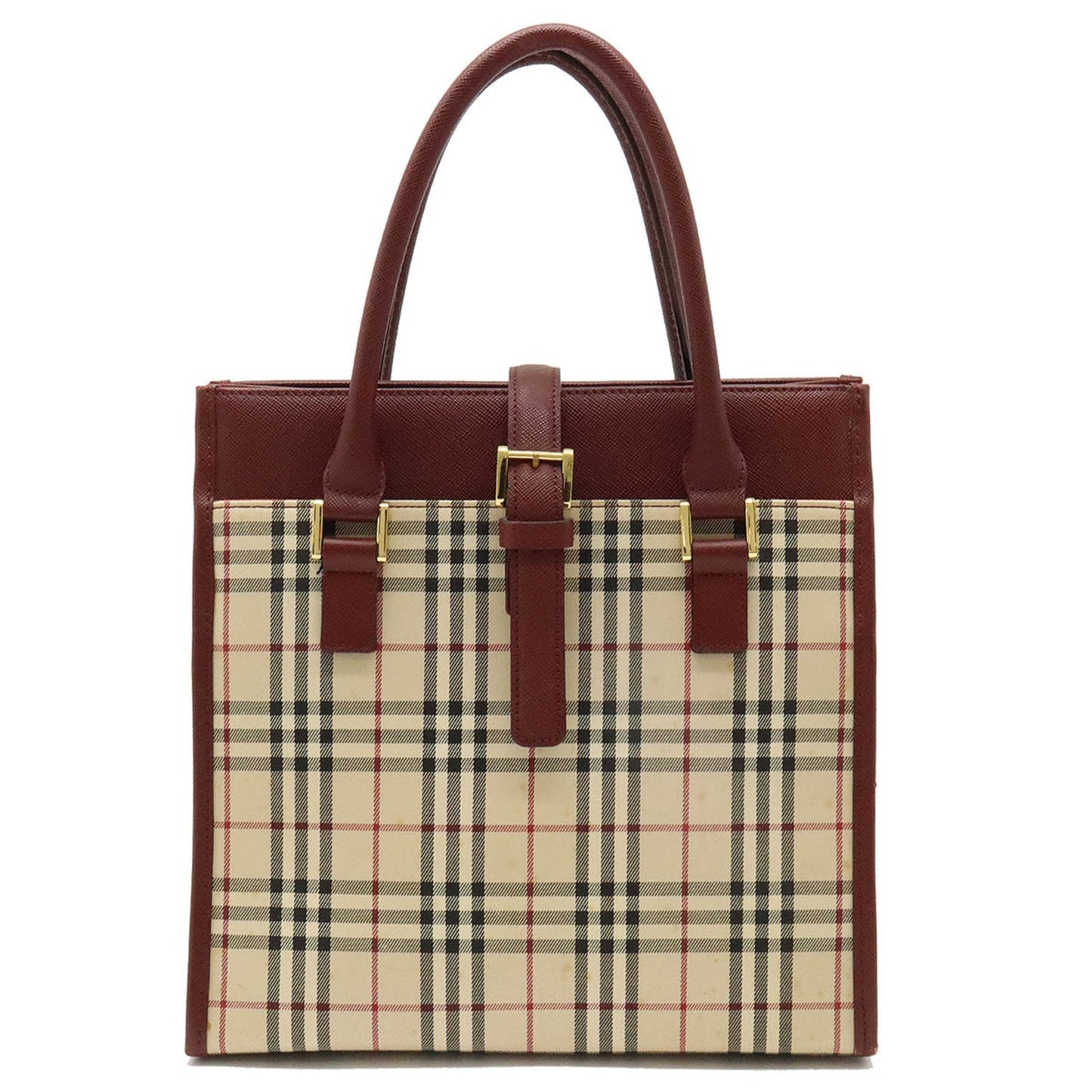 Burberry Luxury Nova Check Handbag Travel Bag Check Handbag 265
