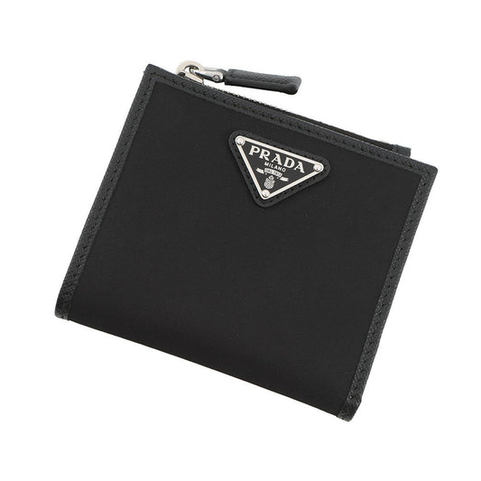 Prada Re- Compact Wallet Black2ML049 Leather Nylon Handbag