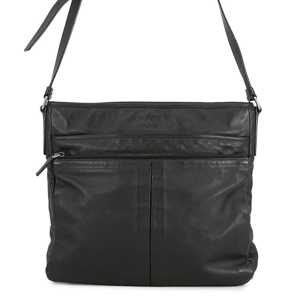 Prada Shoulder Bag Messenger bag BlackVA0959 Leather