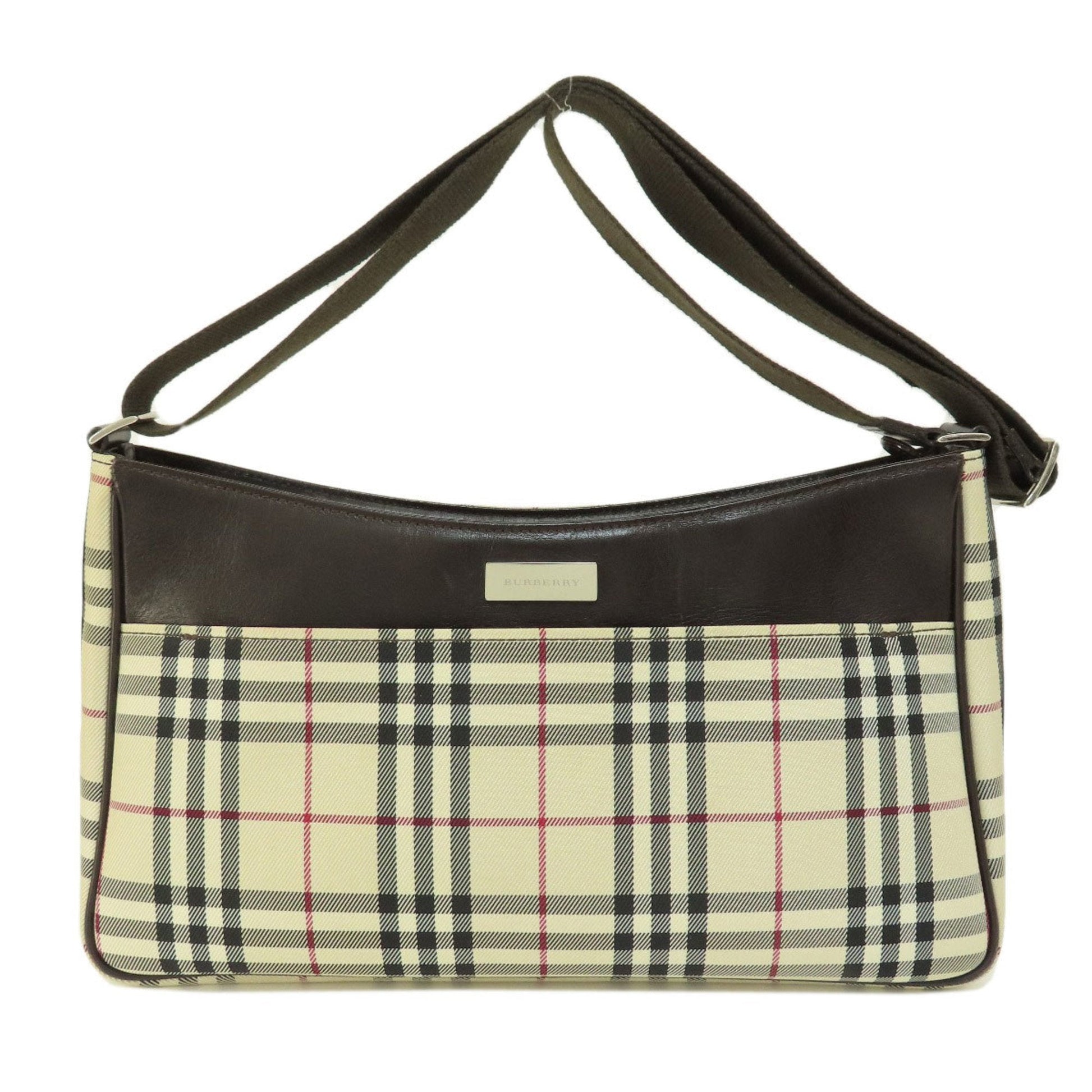 Burberry Luxury Nova Check Shoulder Bag Shoulder Bag 262