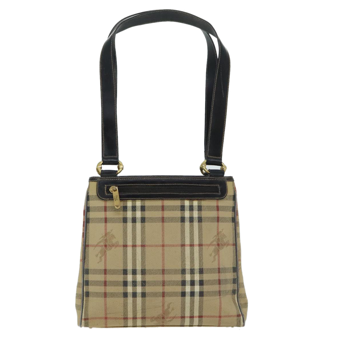 Burberry Nova Check Shoulder Bag Canvas Beige Shoulder Bag 64