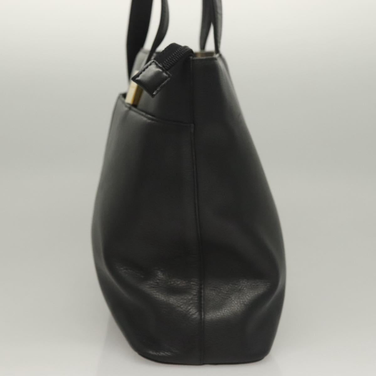 Burberry Tote Bag Leather Black