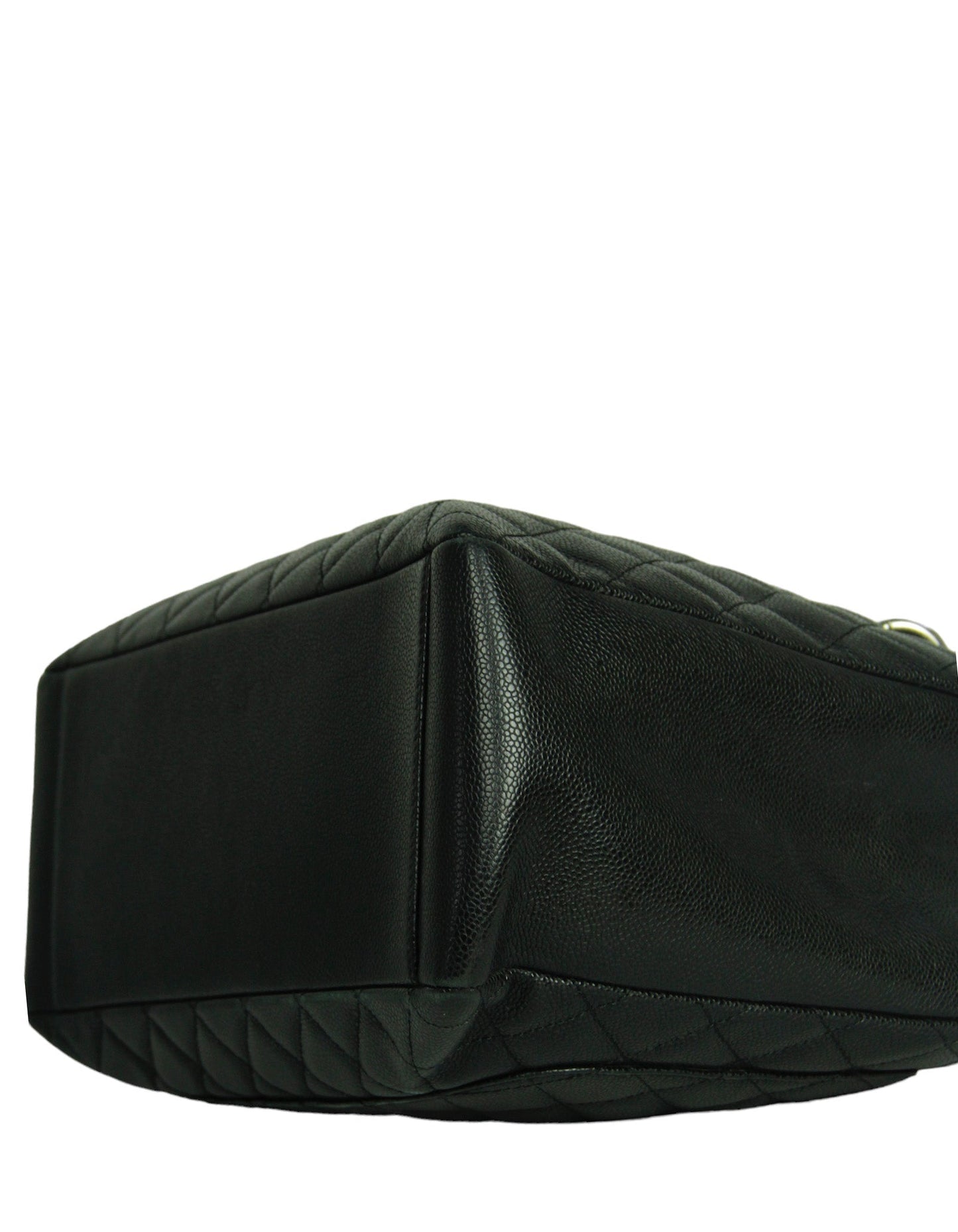 Chanel Black Caviar Quilted GST Bag
