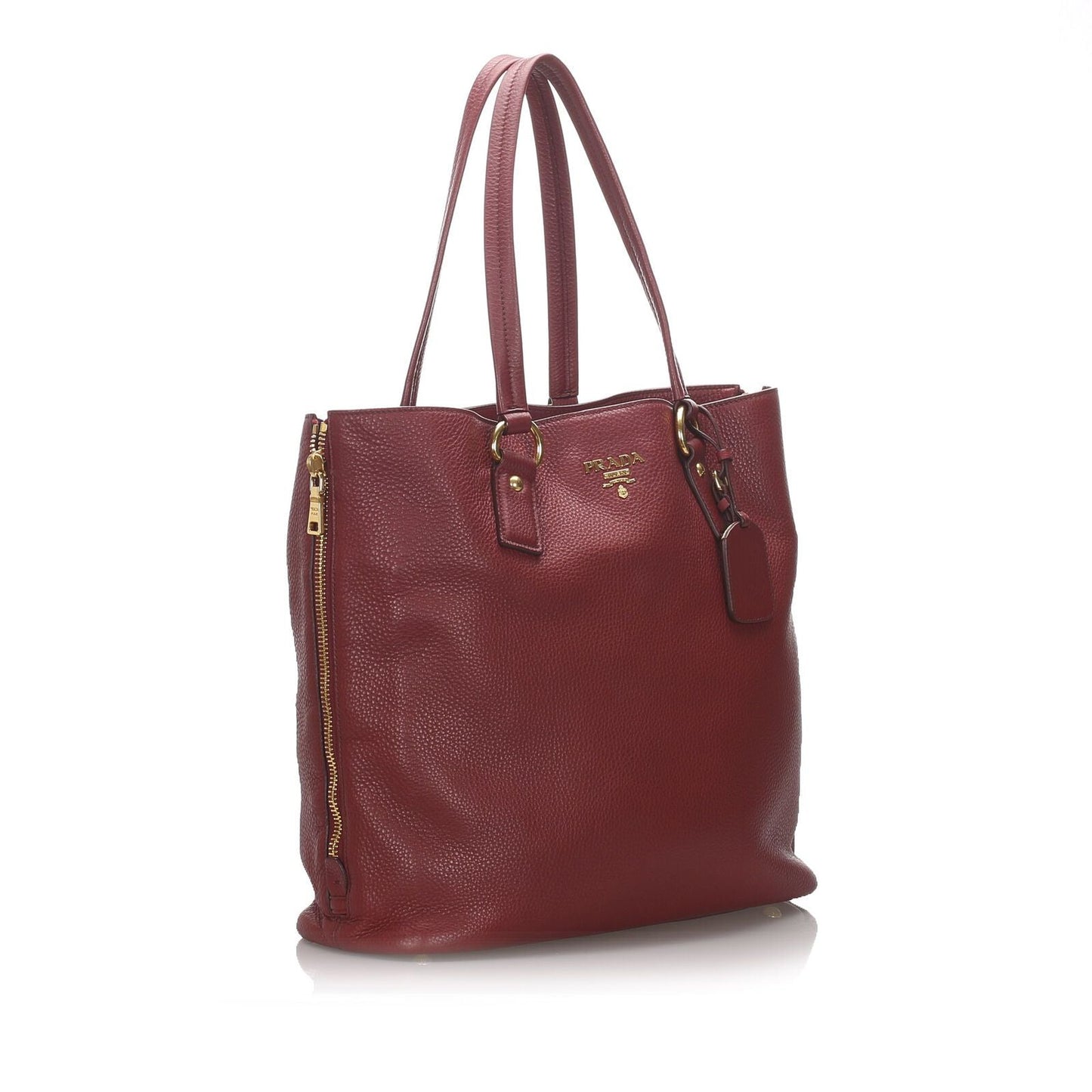 Prada Calf Daino Tote Bag Italy Leather Calf Leather Vitello 4
