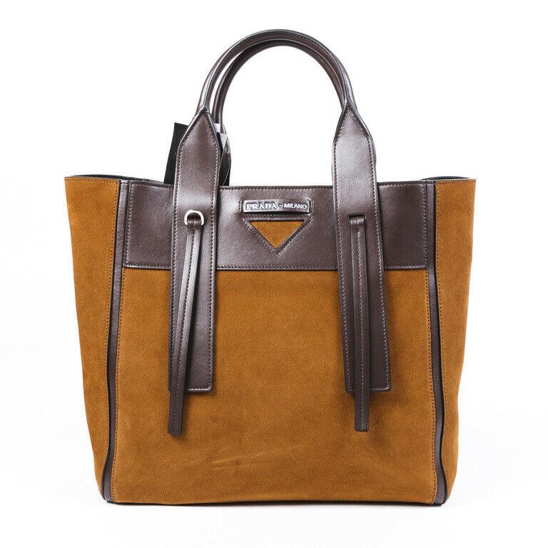 Prada Ouverture Tote Bag Suede