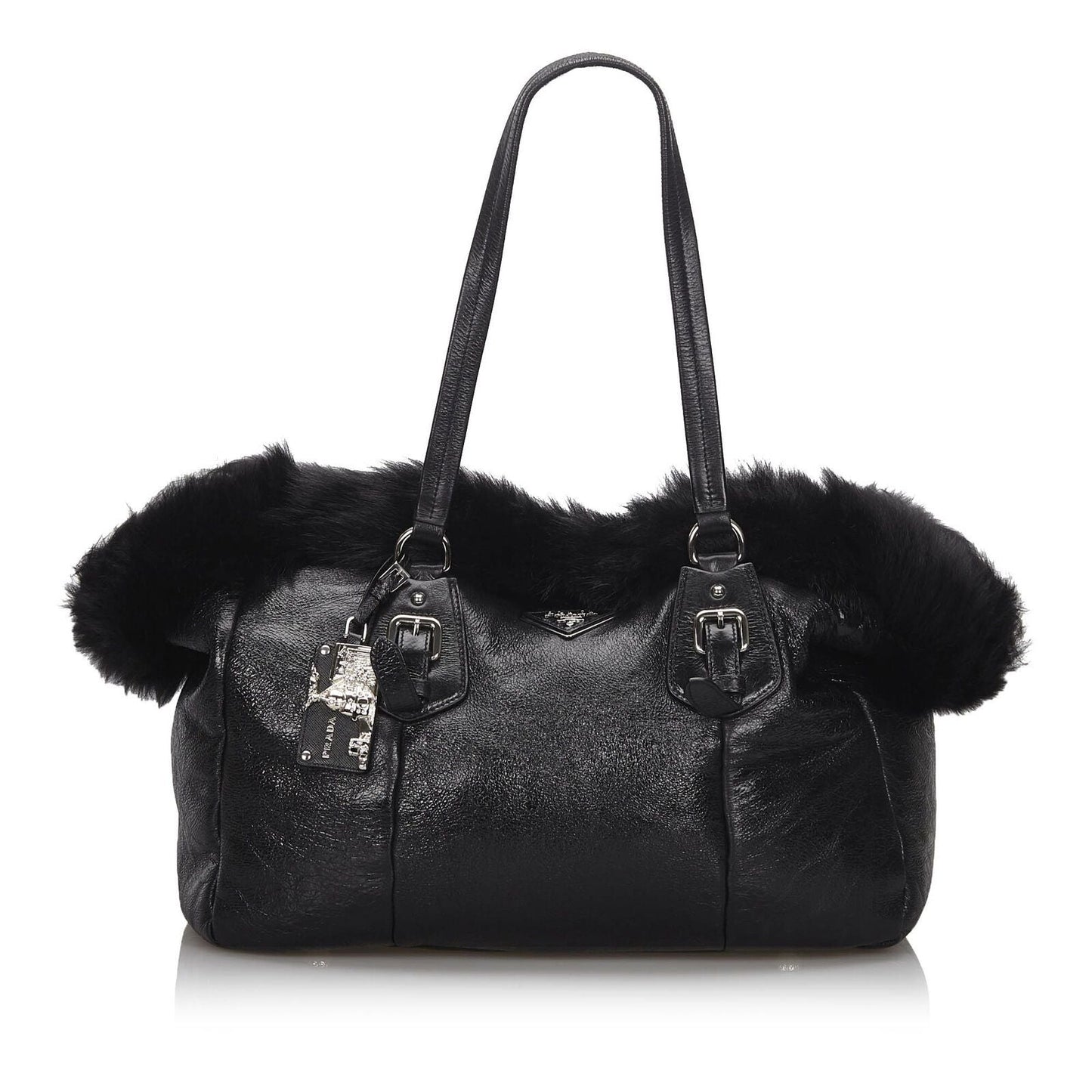 Prada Others Tote Bag Italy Leather Black