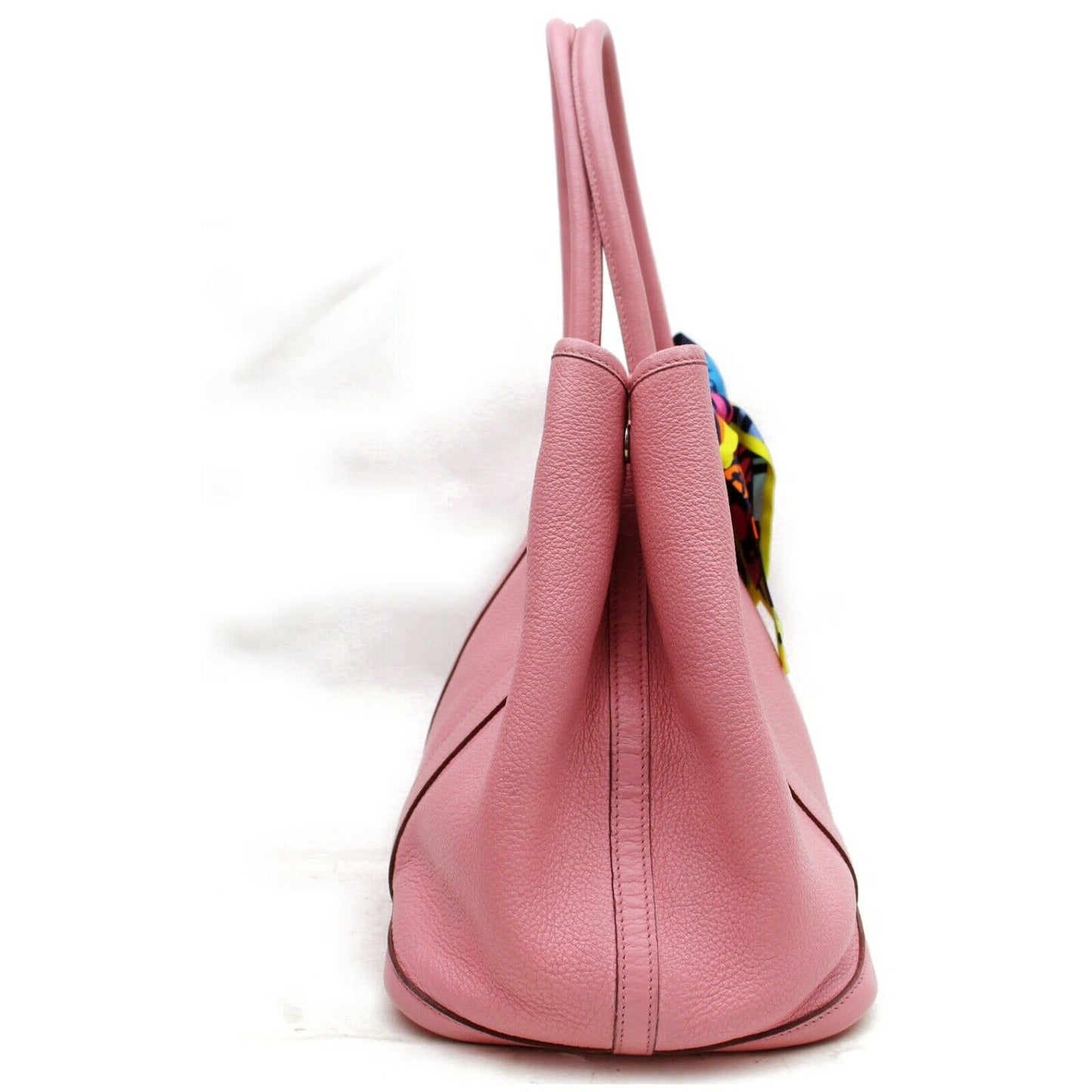 Hermes Luxury Tote Bag Garden Party Pm Negonda Leather Pink