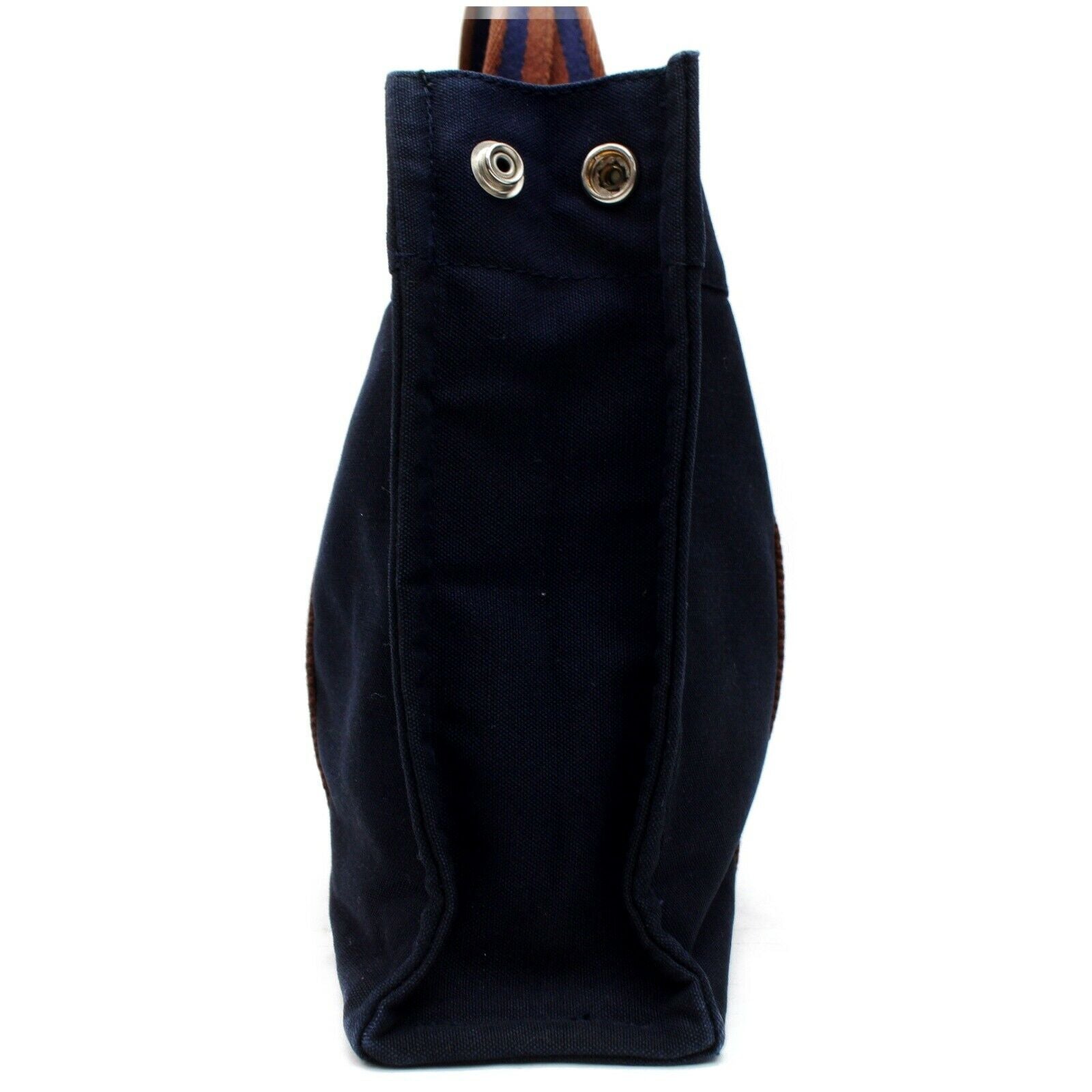 Hermes Brand Luxury Tote Bag Sac Fool Toepm Canvas Blue
