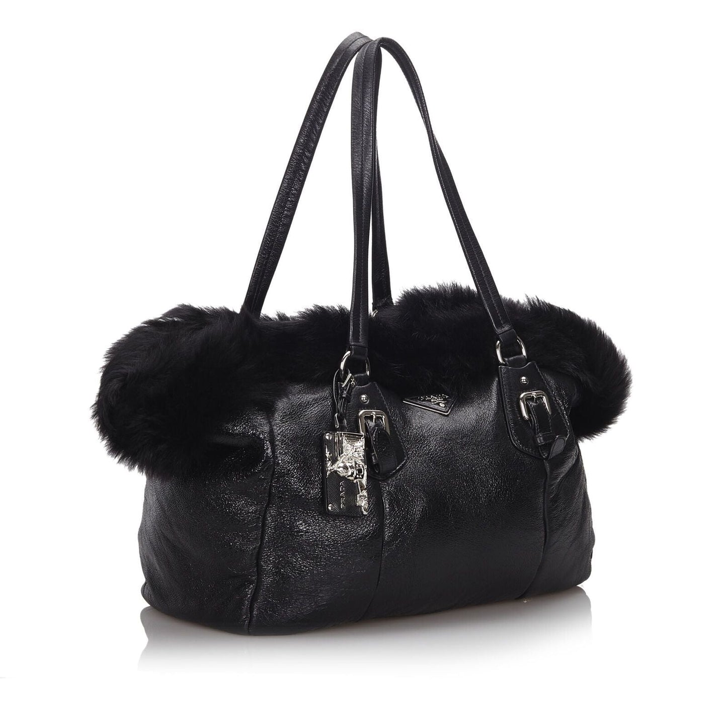 Prada Others Tote Bag Italy Leather Black