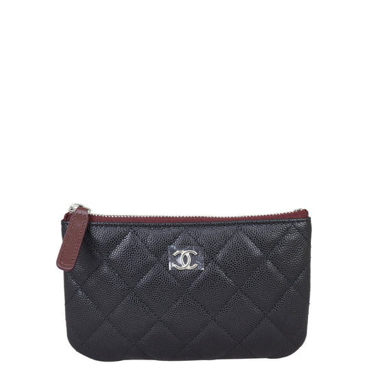 Chanel Classic O-Case Handbag Black Mini Mini Bag